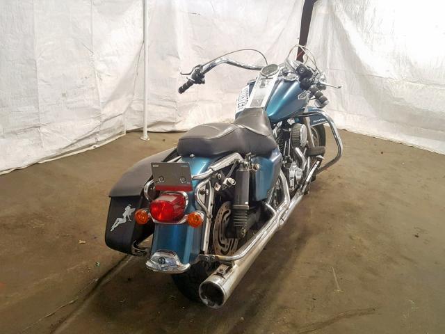 1HD1FRW184Y734284 - 2004 HARLEY-DAVIDSON FLHRCI TEAL photo 4