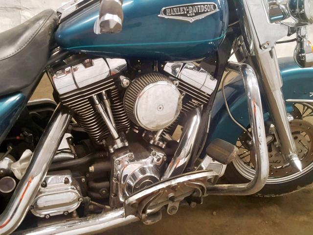 1HD1FRW184Y734284 - 2004 HARLEY-DAVIDSON FLHRCI TEAL photo 7