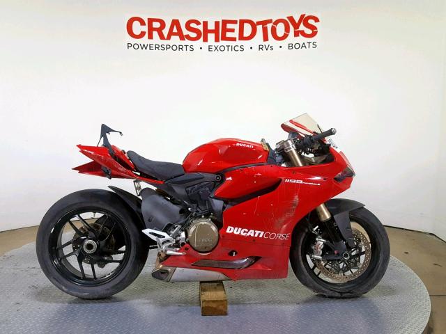 ZDM14BPW7CB004381 - 2012 DUCATI SUPERBIKE RED photo 1