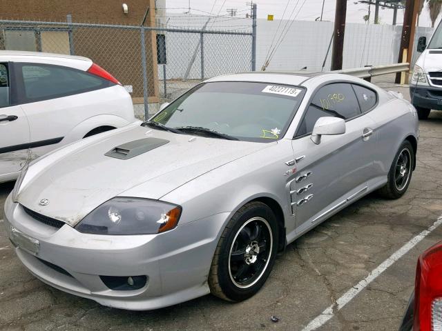 KMHHM65D06U194063 - 2006 HYUNDAI TIBURON GS SILVER photo 2