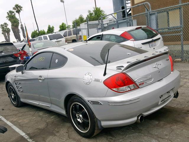 KMHHM65D06U194063 - 2006 HYUNDAI TIBURON GS SILVER photo 3