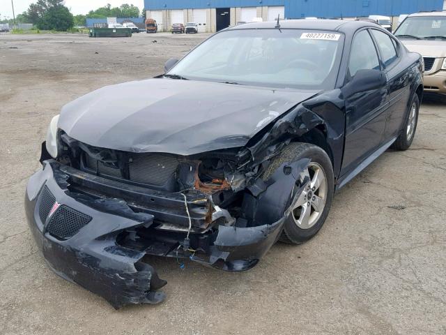 2G2WP522951144664 - 2005 PONTIAC GRAND PRIX BLACK photo 2