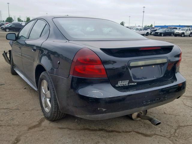2G2WP522951144664 - 2005 PONTIAC GRAND PRIX BLACK photo 3