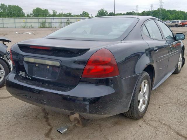 2G2WP522951144664 - 2005 PONTIAC GRAND PRIX BLACK photo 4