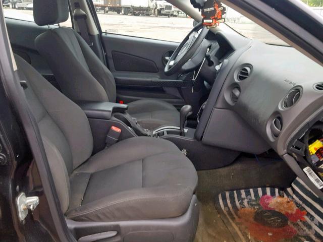 2G2WP522951144664 - 2005 PONTIAC GRAND PRIX BLACK photo 5