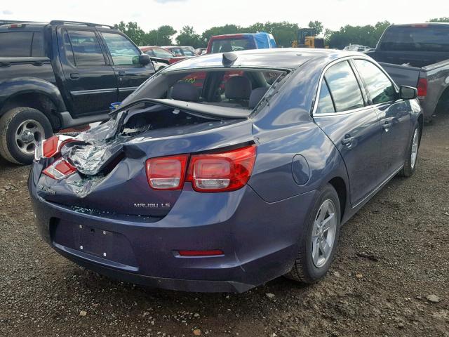 1G11B5SL0FF316595 - 2015 CHEVROLET MALIBU LS BLUE photo 4