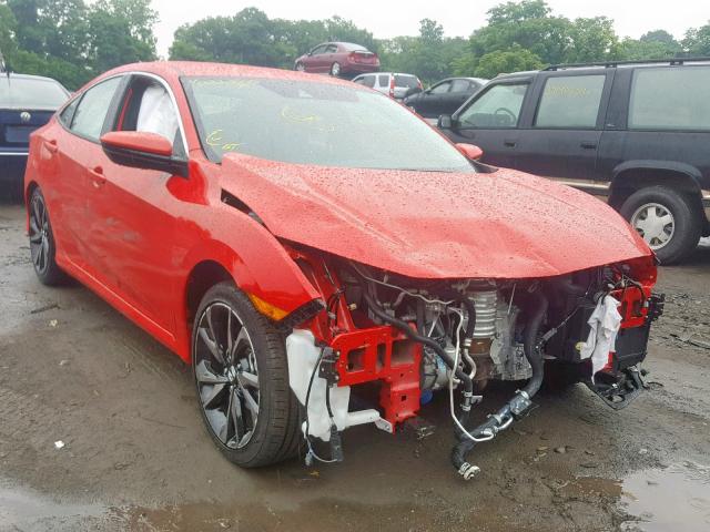 2HGFC2F83KH543255 - 2019 HONDA CIVIC SPOR RED photo 1