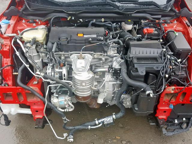 2HGFC2F83KH543255 - 2019 HONDA CIVIC SPOR RED photo 7