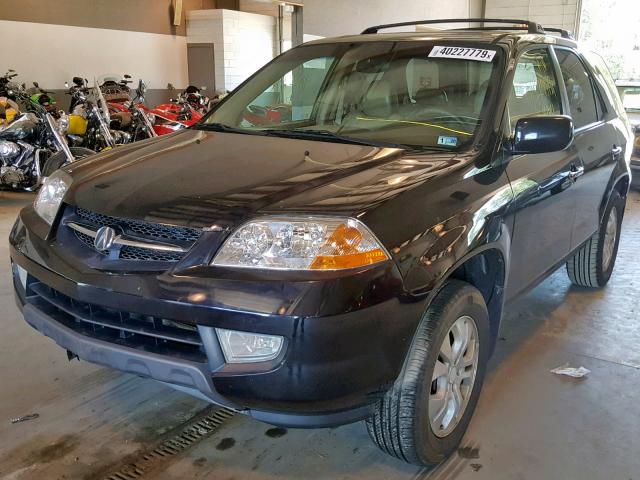 2HNYD18703H523818 - 2003 ACURA MDX TOURIN BLACK photo 2