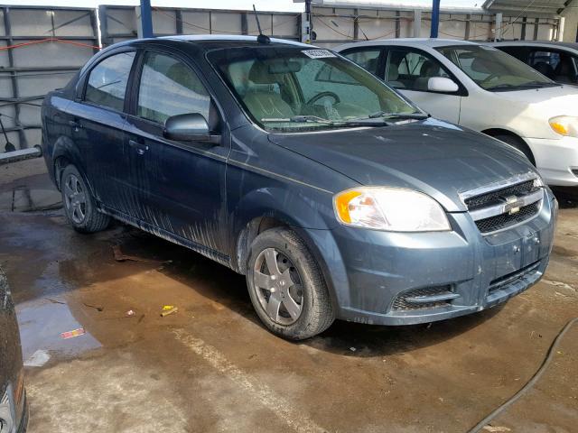 KL1TD5DEXAB122740 - 2010 CHEVROLET AVEO LS GREEN photo 1