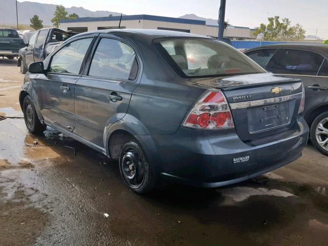 KL1TD5DEXAB122740 - 2010 CHEVROLET AVEO LS GREEN photo 3