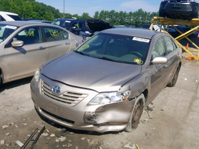 4T1BE46K67U109877 - 2007 TOYOTA CAMRY NEW GOLD photo 2