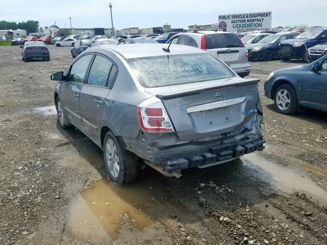 3N1AB6AP4CL637075 - 2012 NISSAN SENTRA 2.0 SILVER photo 3