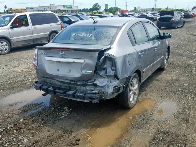 3N1AB6AP4CL637075 - 2012 NISSAN SENTRA 2.0 SILVER photo 4