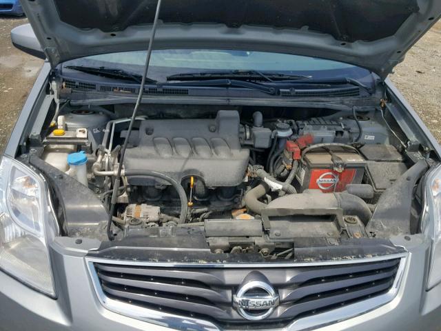 3N1AB6AP4CL637075 - 2012 NISSAN SENTRA 2.0 SILVER photo 7