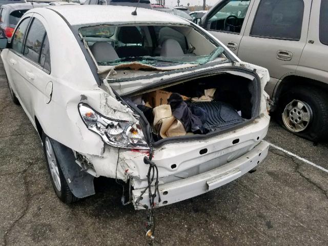 1C3LC46K27N558907 - 2007 CHRYSLER SEBRING WHITE photo 9