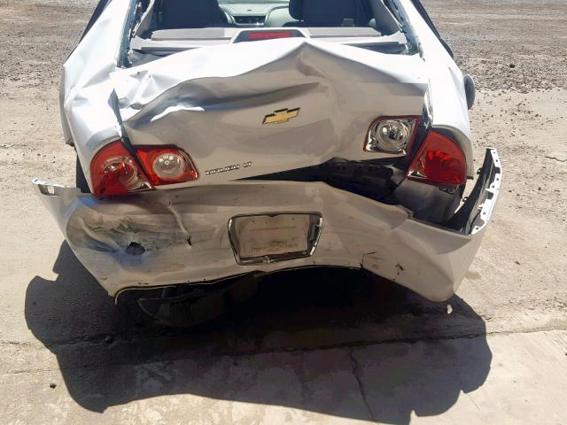 1G1ZC5E16BF171096 - 2011 CHEVROLET MALIBU 1LT 白色 照片 9