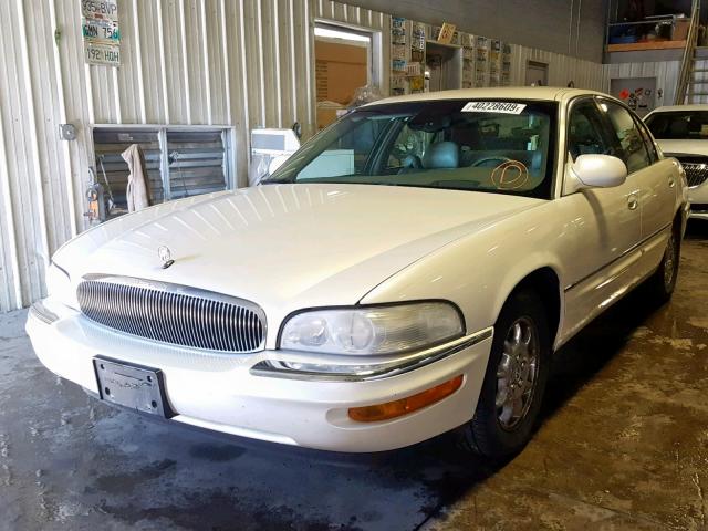 1G4CW54K014208745 - 2001 BUICK PARK AVENU WHITE photo 2