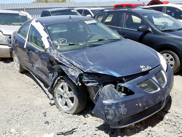 1G2ZH57N284283377 - 2008 PONTIAC G6 GT BLUE photo 1