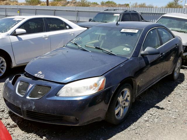 1G2ZH57N284283377 - 2008 PONTIAC G6 GT BLUE photo 2