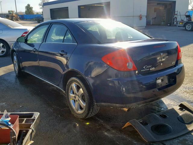 1G2ZH57N284283377 - 2008 PONTIAC G6 GT BLUE photo 3