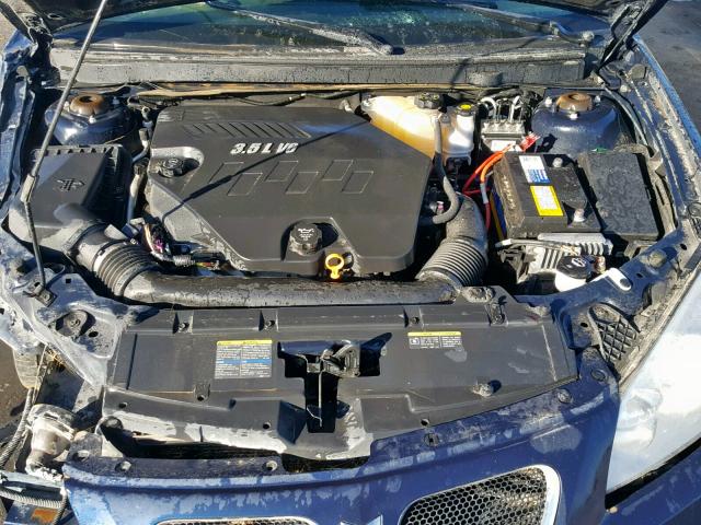 1G2ZH57N284283377 - 2008 PONTIAC G6 GT BLUE photo 7