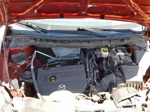 JM3ER2W54A0309750 - 2010 MAZDA CX-7 RED photo 7