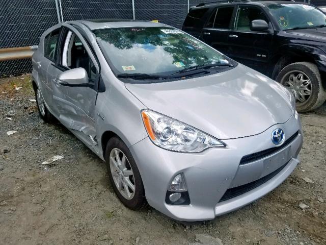 JTDKDTB32D1035144 - 2013 TOYOTA PRIUS C SILVER photo 1