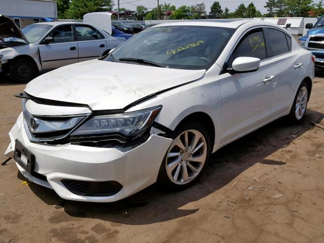 19UDE2F76GA013862 - 2016 ACURA ILX PREMIU WHITE photo 2