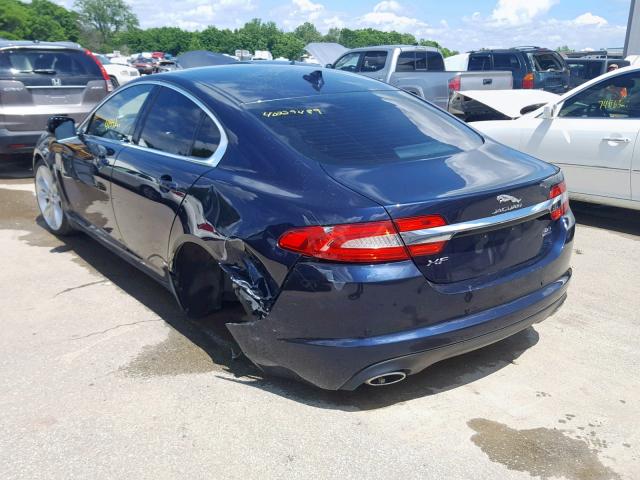 SAJWJ0FF5F8U58762 - 2015 JAGUAR XF 3.0 SPO BLUE photo 3