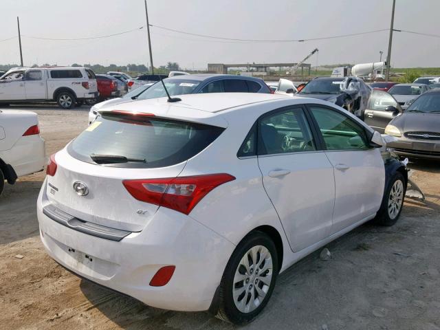 KMHD35LH9GU327535 - 2016 HYUNDAI ELANTRA GT WHITE photo 4