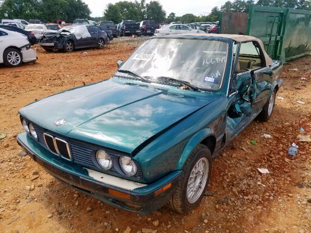 WBABB1315NEC05790 - 1992 BMW 325 IC GREEN photo 2