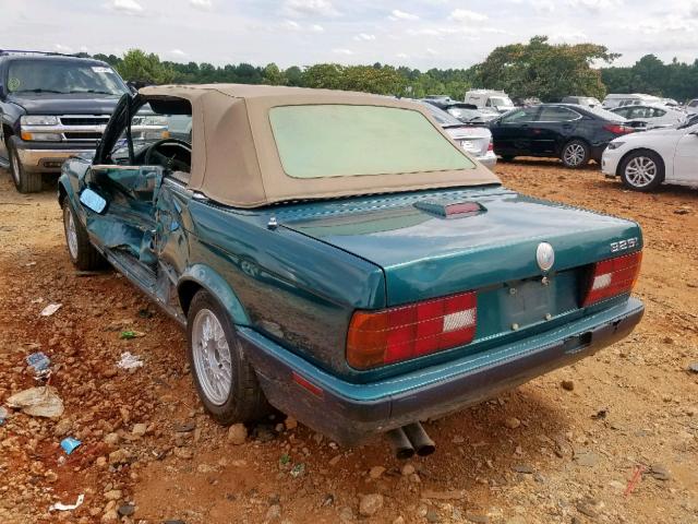 WBABB1315NEC05790 - 1992 BMW 325 IC GREEN photo 3