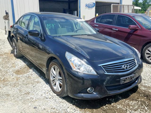 JN1DV6AR6BM450558 - 2011 INFINITI G25 BLACK photo 1