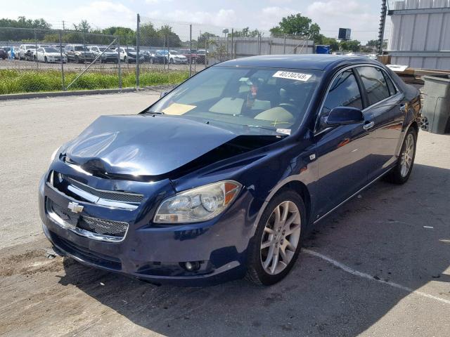 1G1ZK577984299843 - 2008 CHEVROLET MALIBU LTZ ლურჯი ფოტო 2