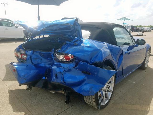 JM1NC25F360106084 - 2006 MAZDA MX-5 MIATA BLUE photo 4