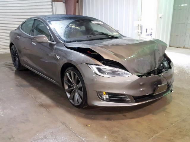 5YJSA1E28GF142260 - 2016 TESLA MODEL S GRAY photo 1