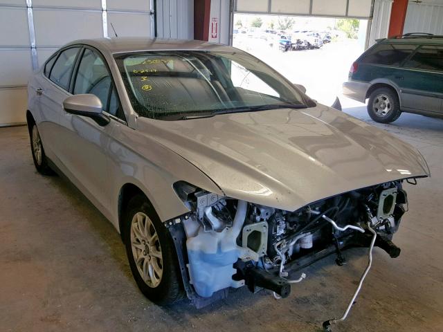 3FA6P0G78GR193720 - 2016 FORD FUSION S SILVER photo 1