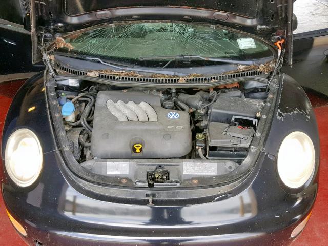 3VWBB61C6WM024837 - 1998 VOLKSWAGEN NEW BEETLE შავი ფოტო 7