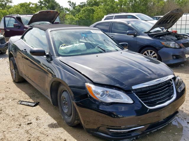 1C3BCBEB1CN183426 - 2012 CHRYSLER 200 TOURIN BLACK photo 1