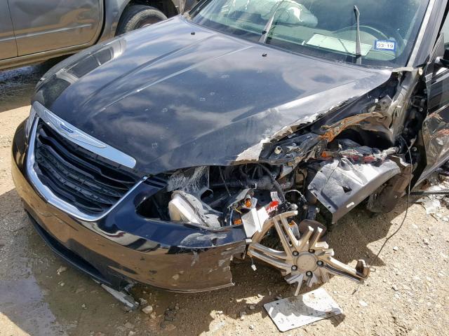 1C3BCBEB1CN183426 - 2012 CHRYSLER 200 TOURIN BLACK photo 9