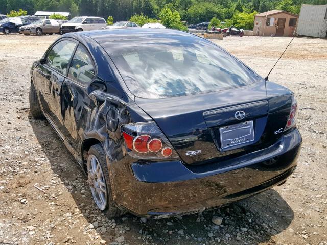 JTKDE167780246903 - 2008 TOYOTA SCION TC შავი ფოტო 3
