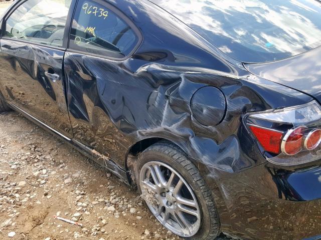 JTKDE167780246903 - 2008 TOYOTA SCION TC შავი ფოტო 9