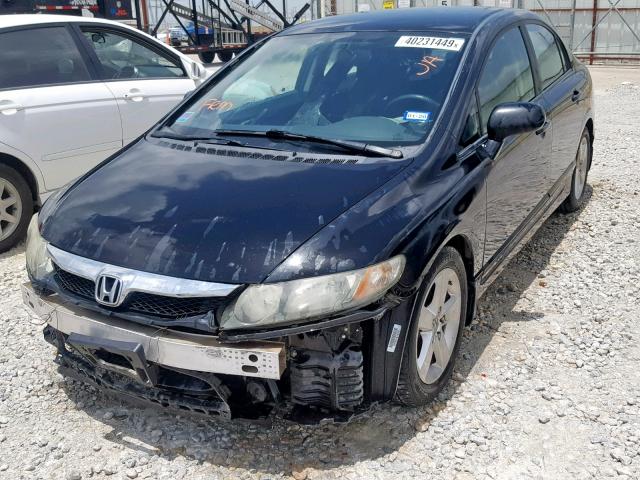19XFA1F62BE020933 - 2011 HONDA CIVIC LX-S أسود صورة 2