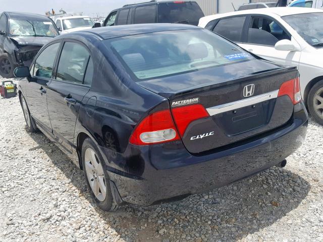 19XFA1F62BE020933 - 2011 HONDA CIVIC LX-S أسود صورة 3