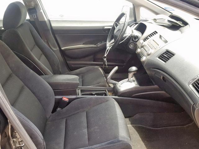 19XFA1F62BE020933 - 2011 HONDA CIVIC LX-S أسود صورة 5