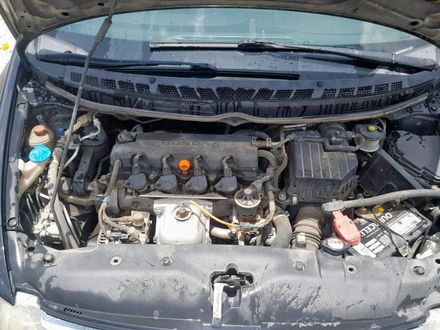 19XFA1F62BE020933 - 2011 HONDA CIVIC LX-S أسود صورة 7