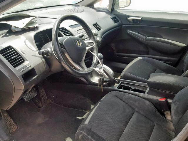 19XFA1F62BE020933 - 2011 HONDA CIVIC LX-S أسود صورة 9