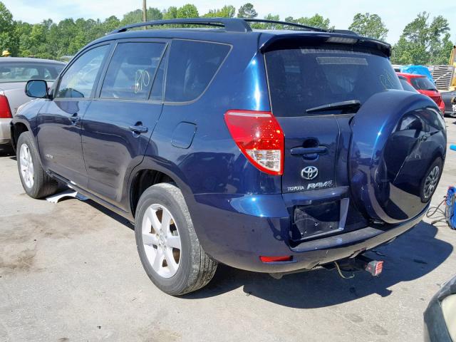 JTMBK31V476012545 - 2007 TOYOTA RAV4 LIMIT BLUE photo 3