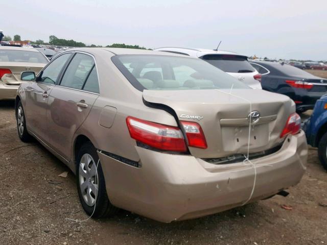 4T1BE46K47U025606 - 2007 TOYOTA CAMRY NEW GOLD photo 3